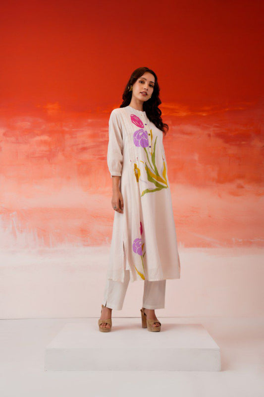 Mul cotton with lining smart two piece cordset (B660)