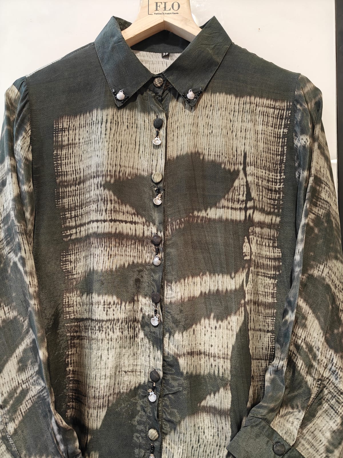 Pure crape only shirt (B541)