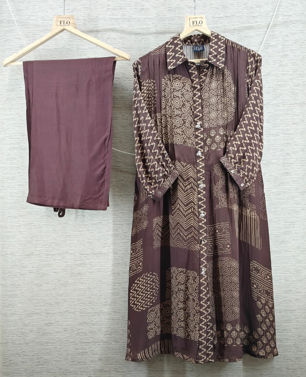 Natural crape smart two piece cordset (C254)