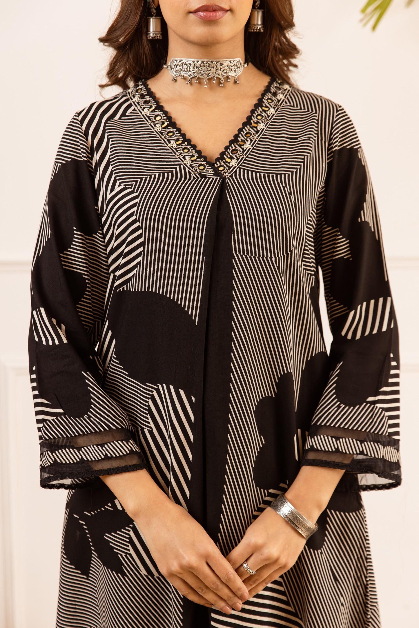 Cotton modal smart two piece cordset (B300)