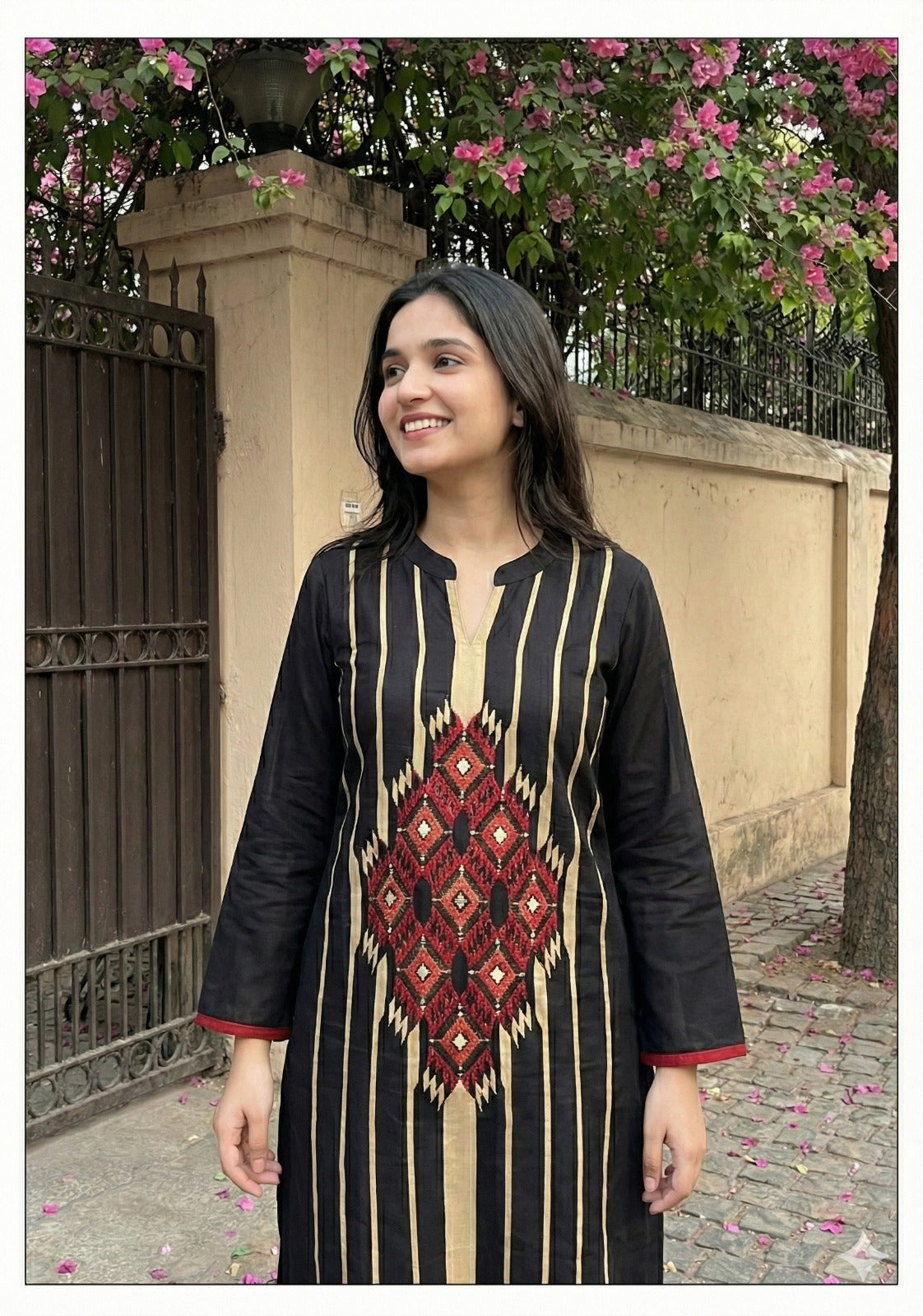 Pure muslin digital print smart two piece cordset (A1797)