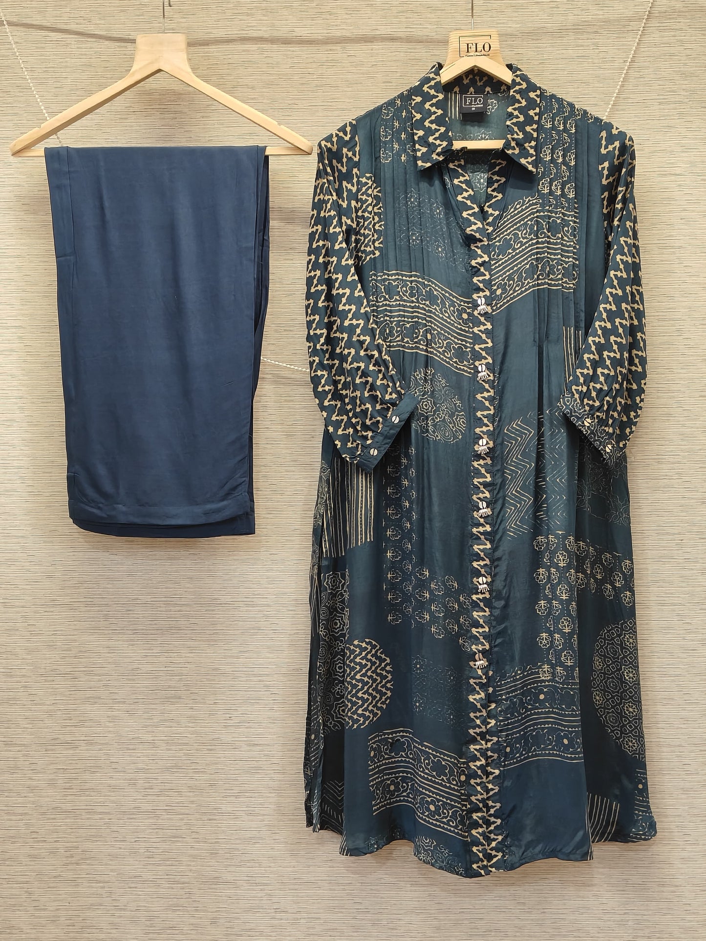 Natural crape smart two piece cordset (C255)