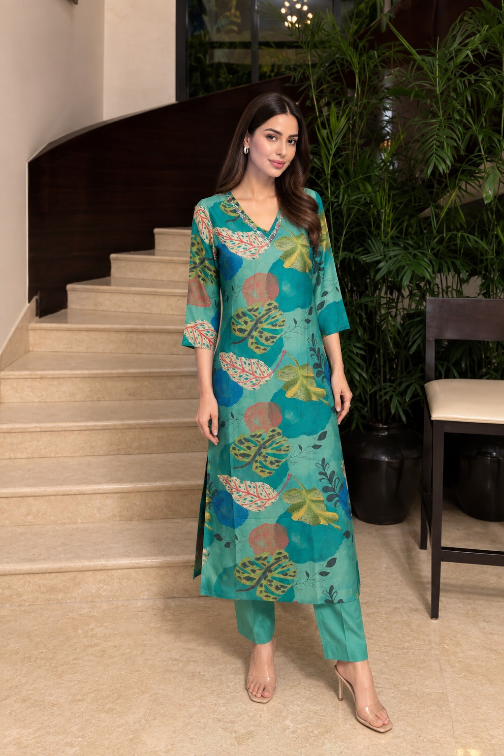 Pure Muslin smart two piece cordset (C680)