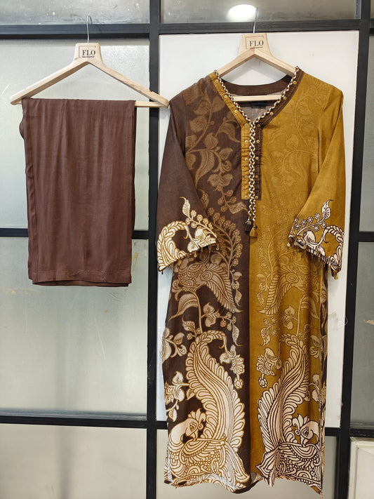 Pure mul silk smart two piece cordset  (B620)