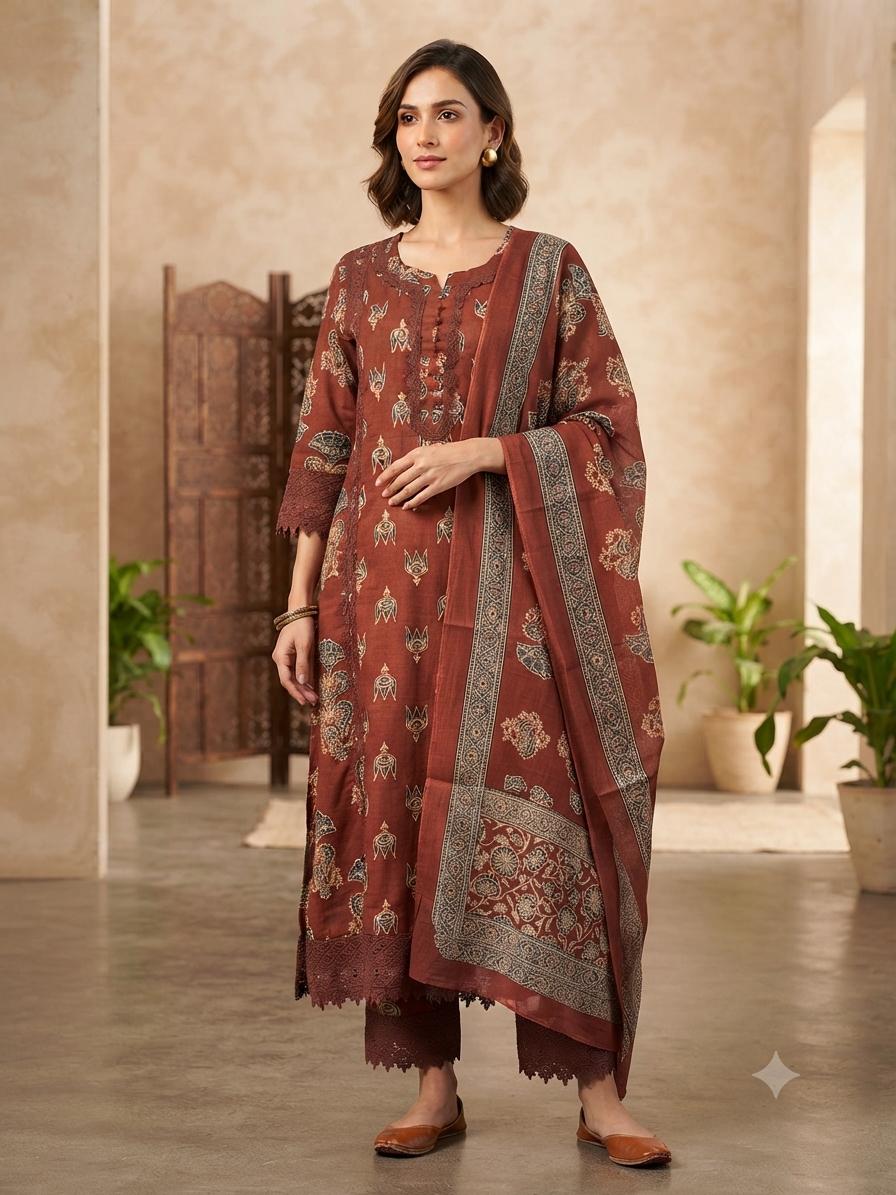 Pure cotton Three piece set (C302)