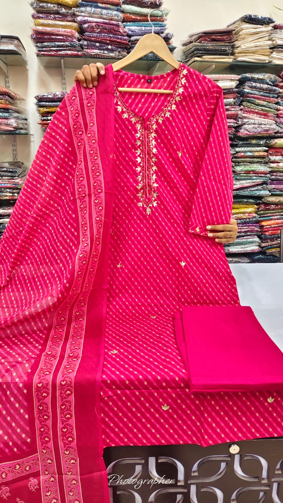 Pure cotton motra three piece set (C310)