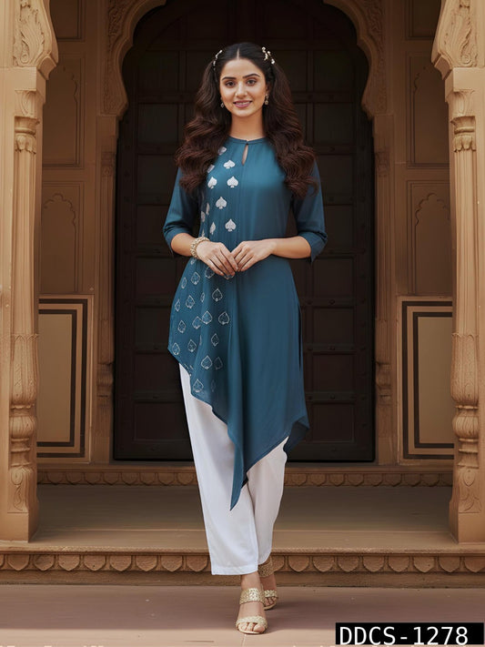 Pure muslin stylish two piece cordset (C250)