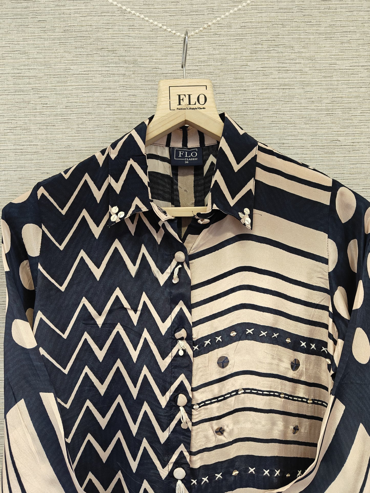 Crape designer smart two piece cordset (C156)
