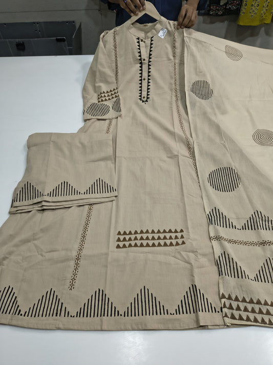 Pure cotton three piece set (B1041)
