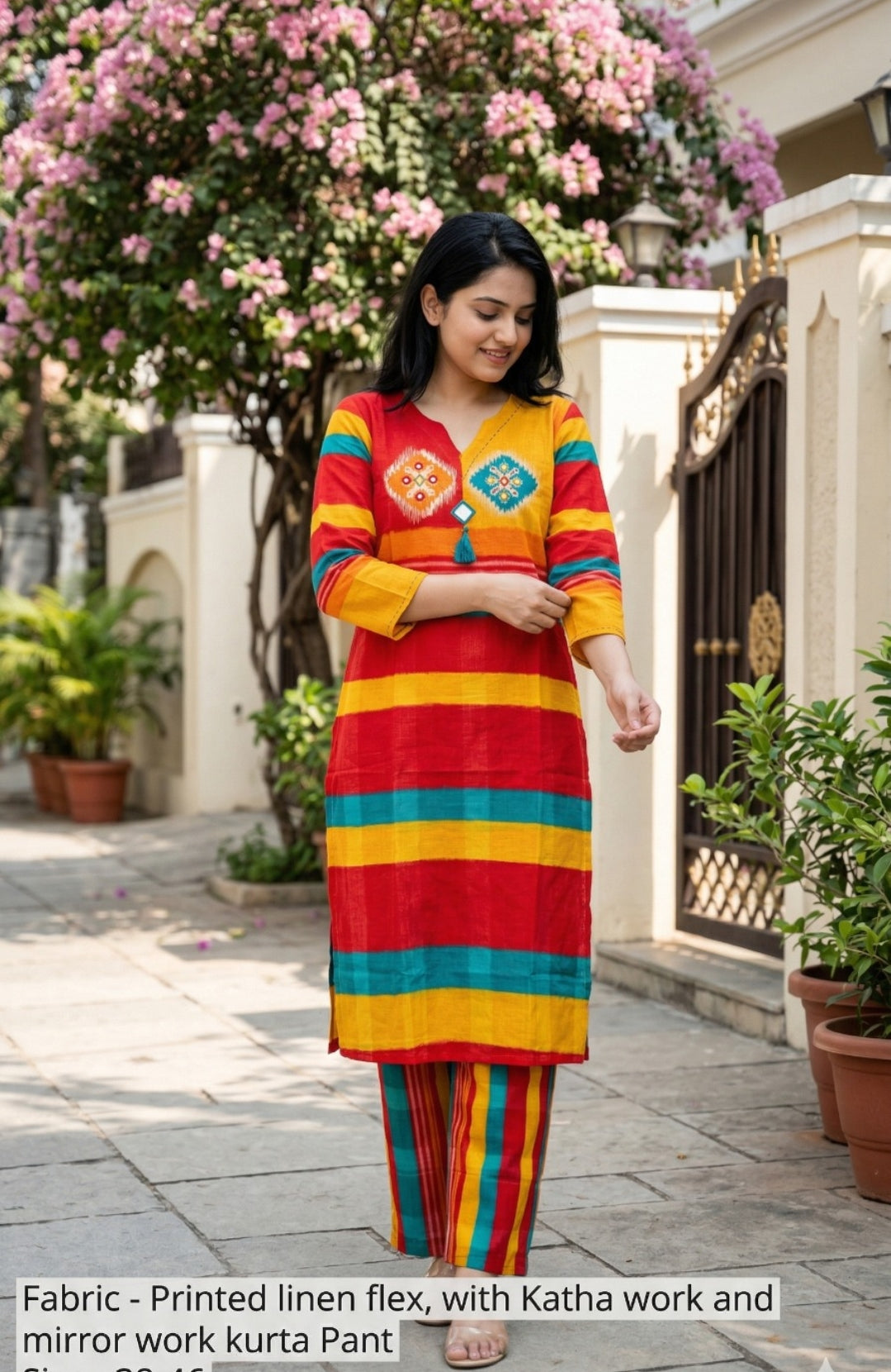 Pure cotton two piece cordset (B489)