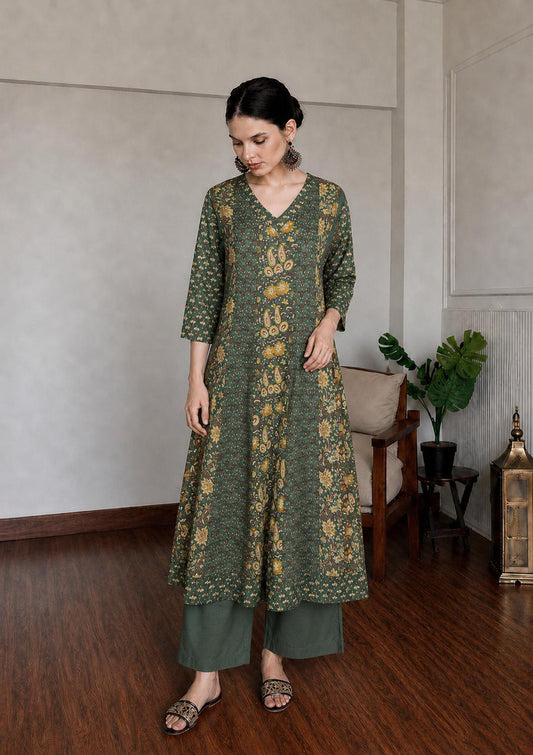 Pure cotton kalamkari Two piece set (B773)