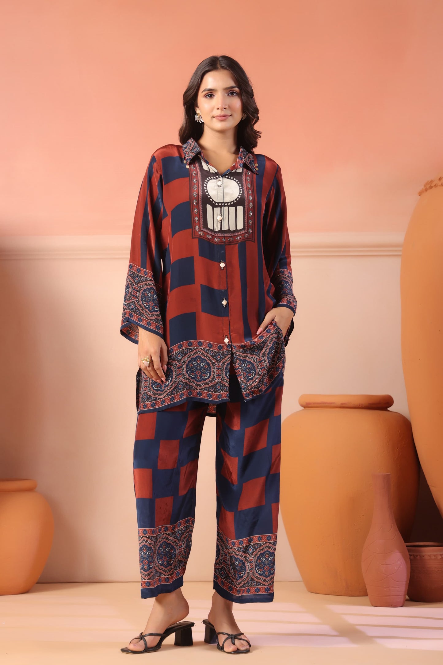 Natural crape smart two piece cordset (C513)