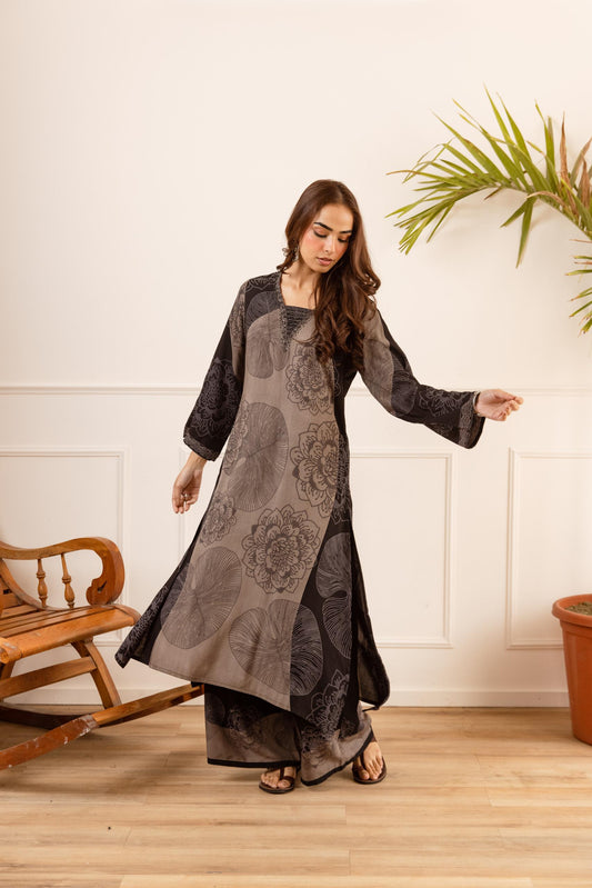 Cotton modal extremely soft two piece cordset (B306)