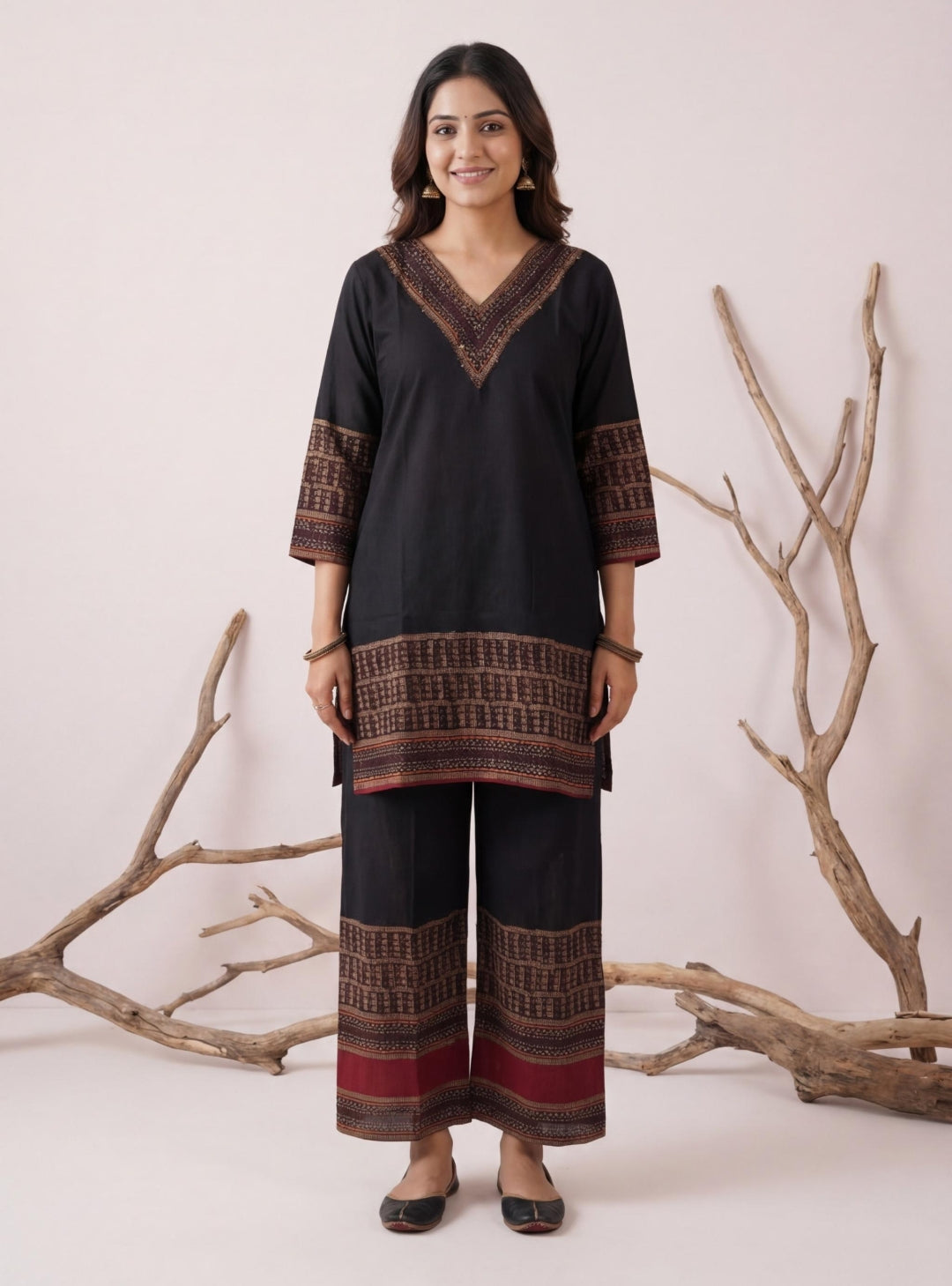 Smart cotton two piece cordset (C488)
