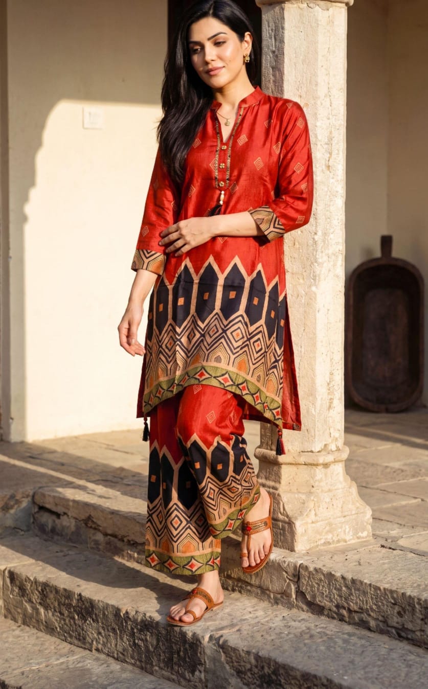 Soft gaji modal smart two piece cordset (S313)
