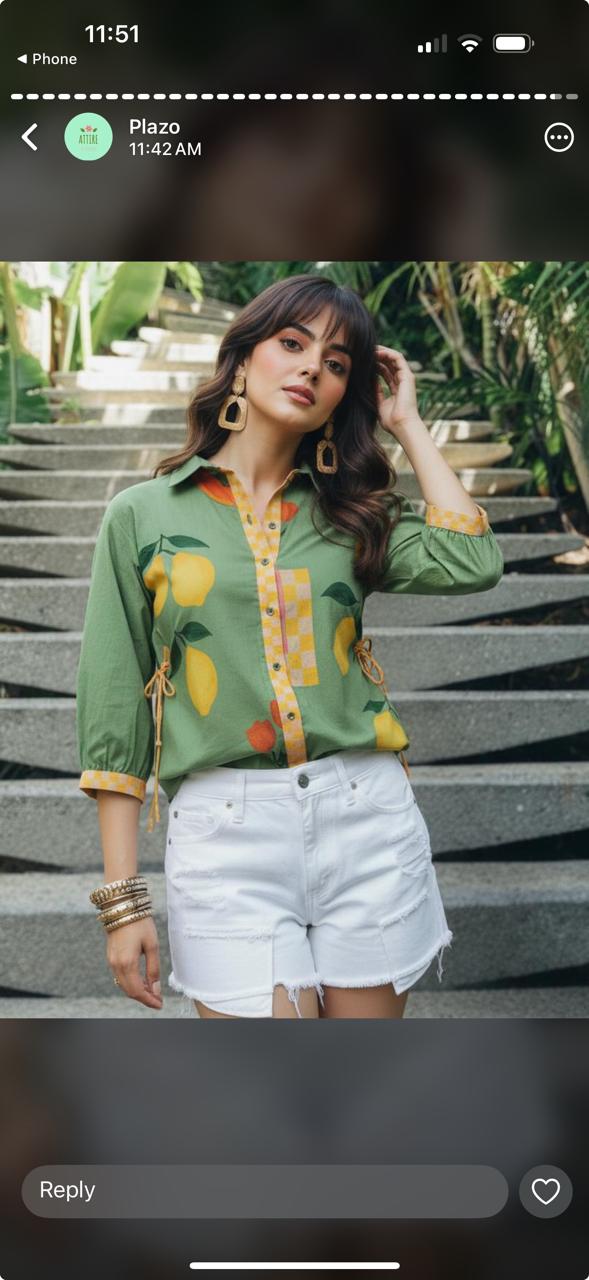 Pure cotton  only shirt (B700)