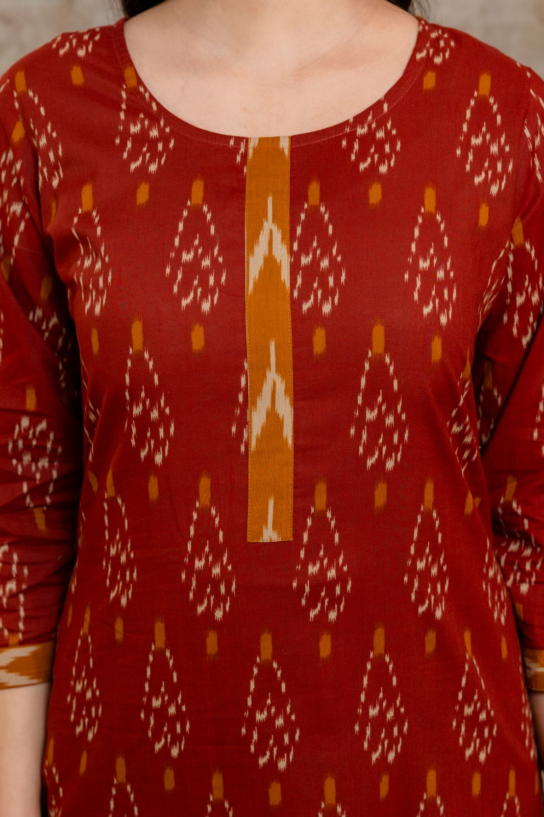 Pure cotton with quilted jacket three piece set A(1335)