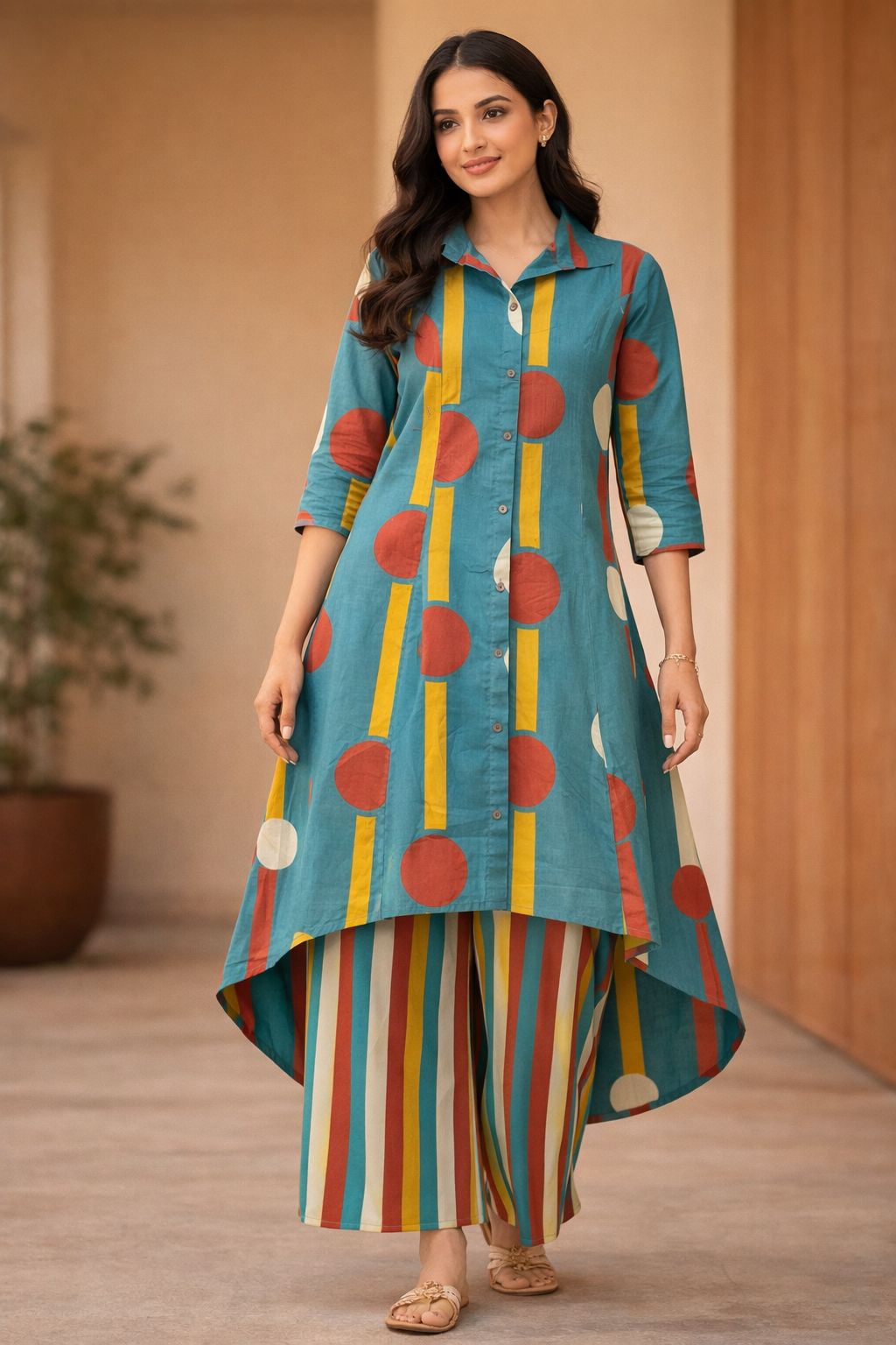 Pure cotton smart two piece cordset (B449)