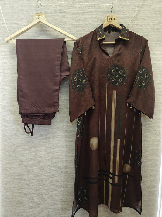Pure Muslin smart two piece cordset (B922)