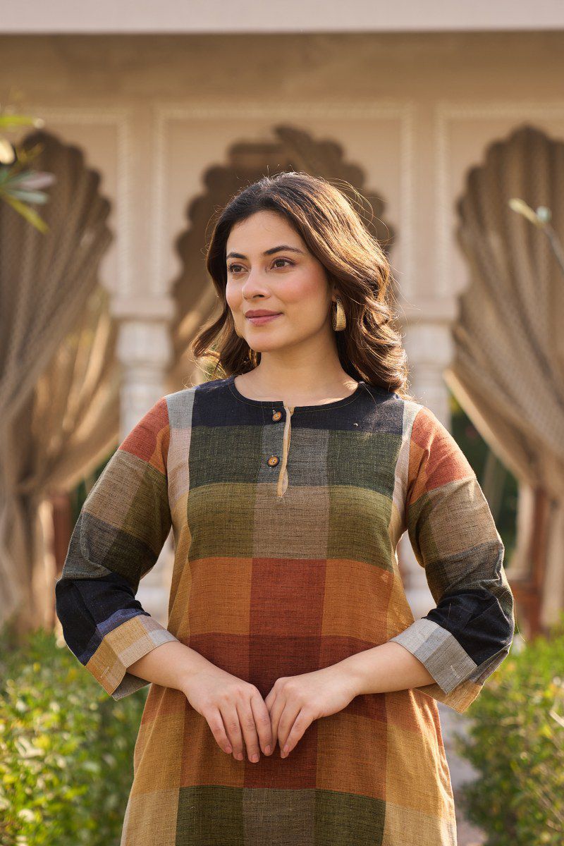 Very stylish south cotton with lining smart two piece cordset (S151)