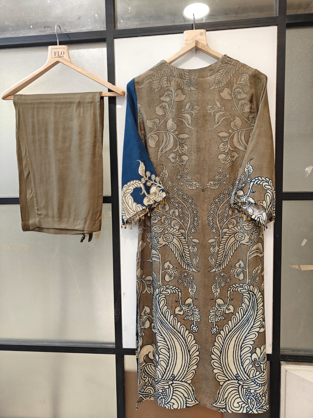 Pure mul silk smart two piece cordset (B619)