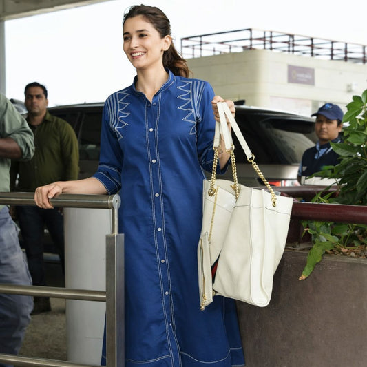 Cotton linen smart two piece cordset (B655)