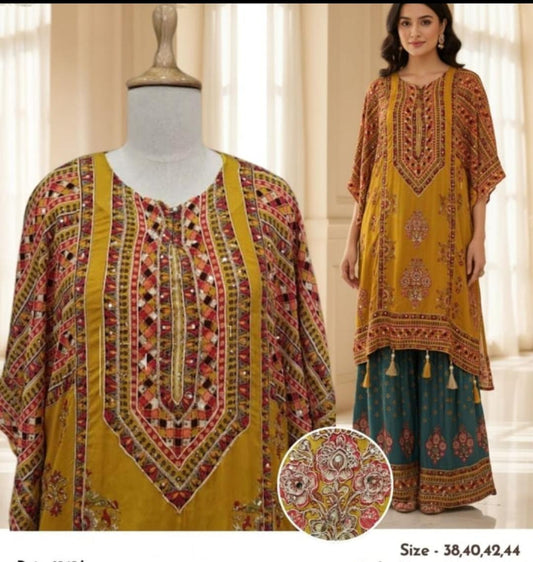 Designer pure crape set (A1128)