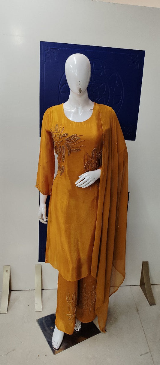 Pure chinnon designer three piece set (A1348)