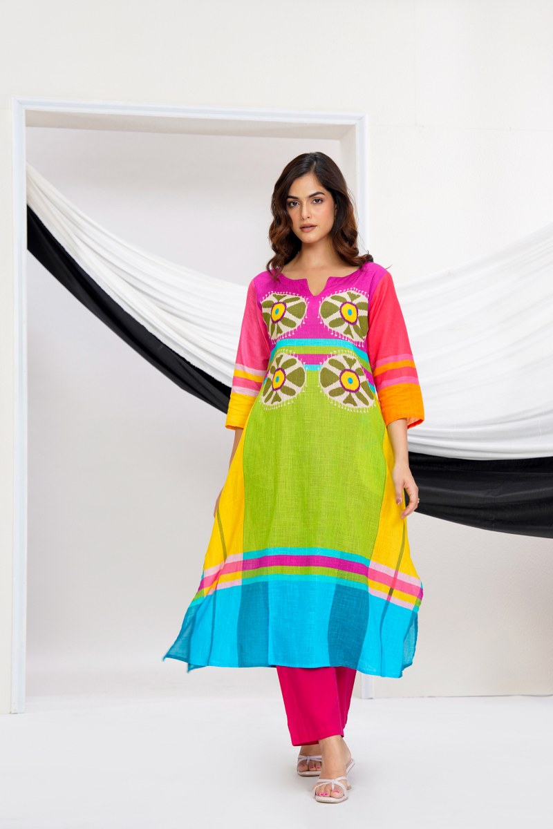 Pure cotton with lining smart two piece cordset (B213)