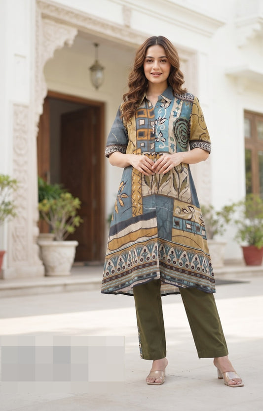 Natural crape smart two piece cordset (C430)
