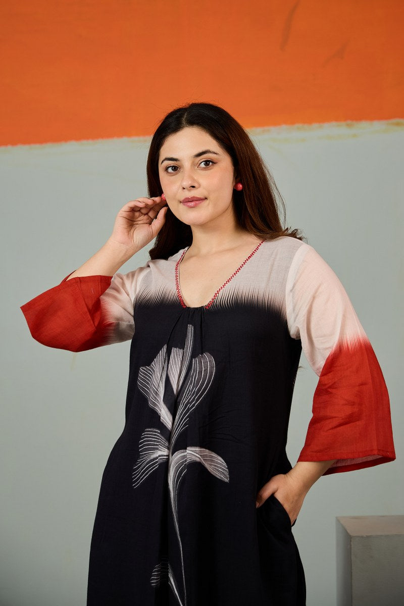 Pure mul cotton with lining extremely comfortable for summer smart two piece set (B925)