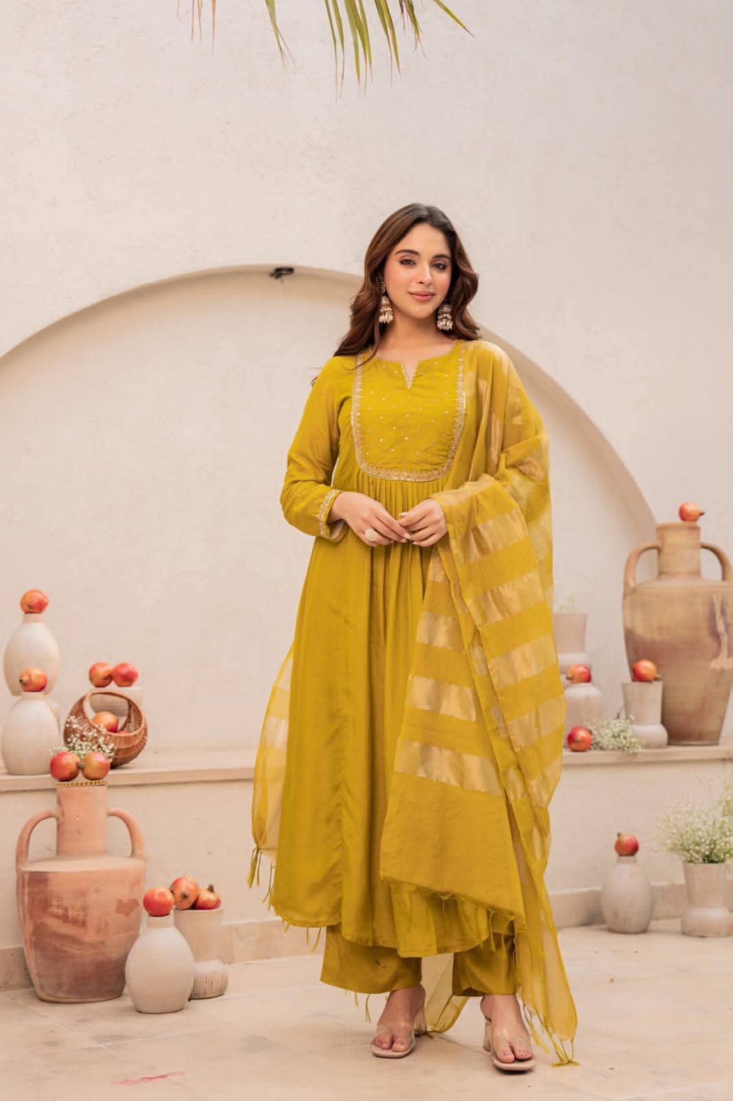 Mulberry silk three piece designer set (A490)