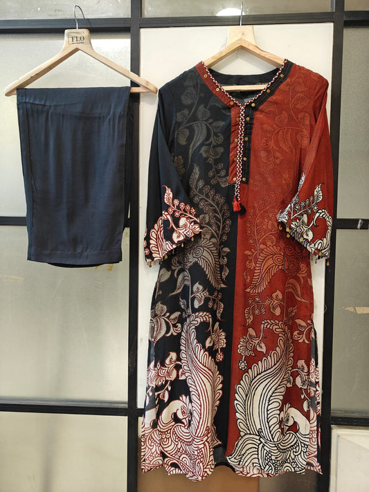 Pure mul silk smart two piece cordset (B618)