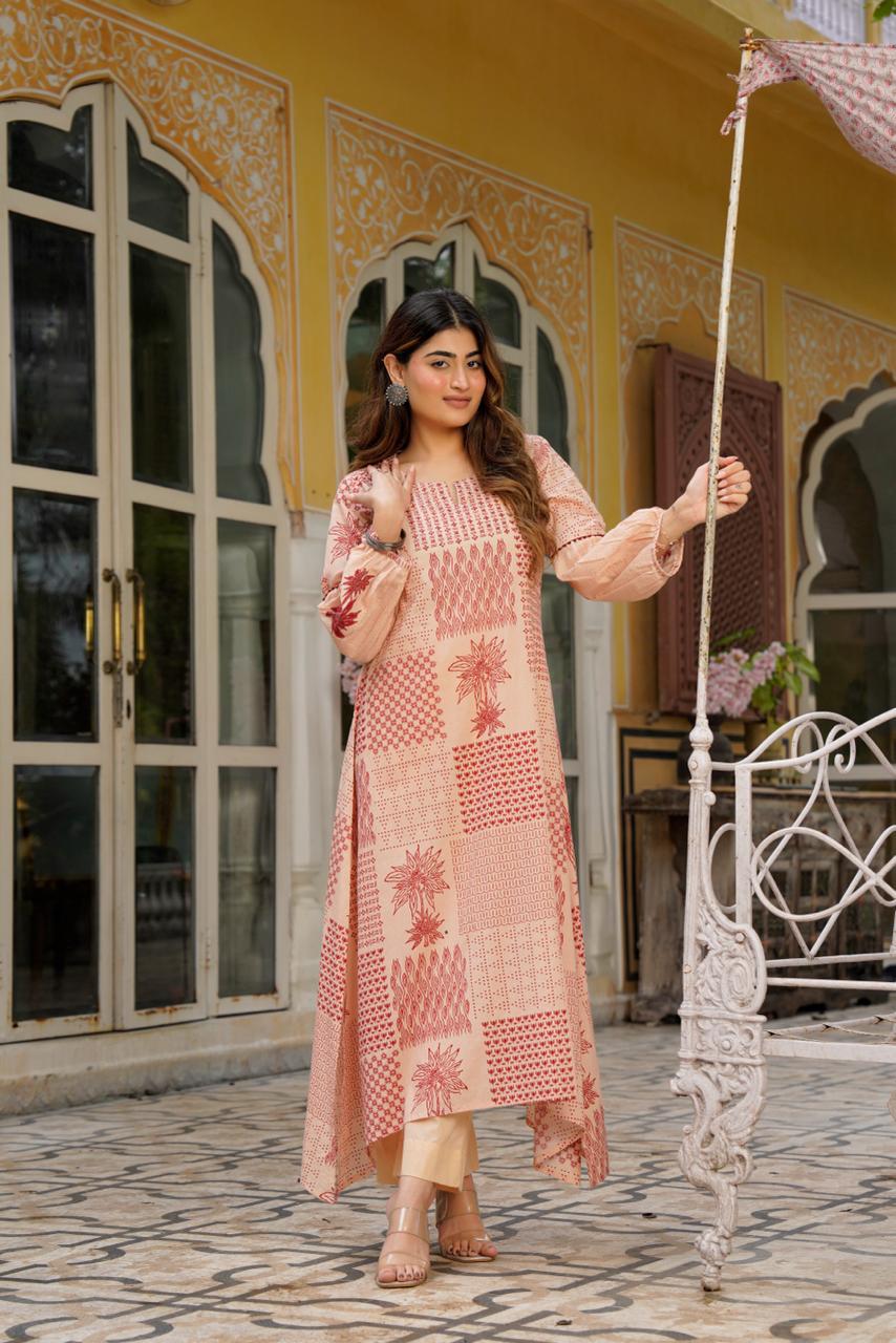 Pure cotton two piece cordset (A1220)