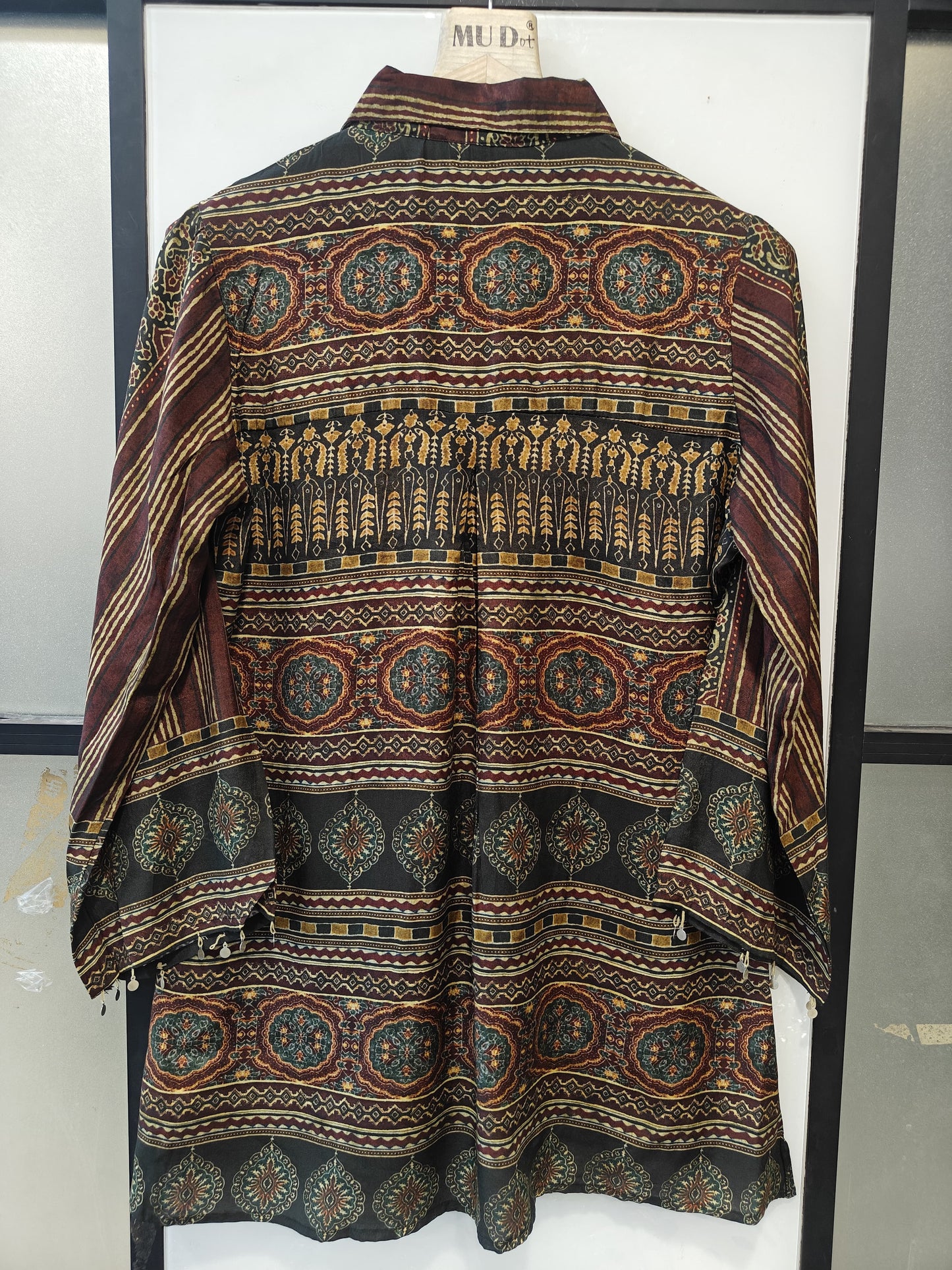Pure crape smart shirt loose fit (B742)