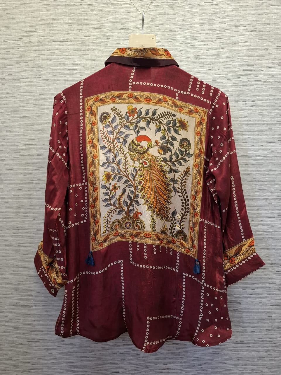 Pure crape smart shirt (C114)