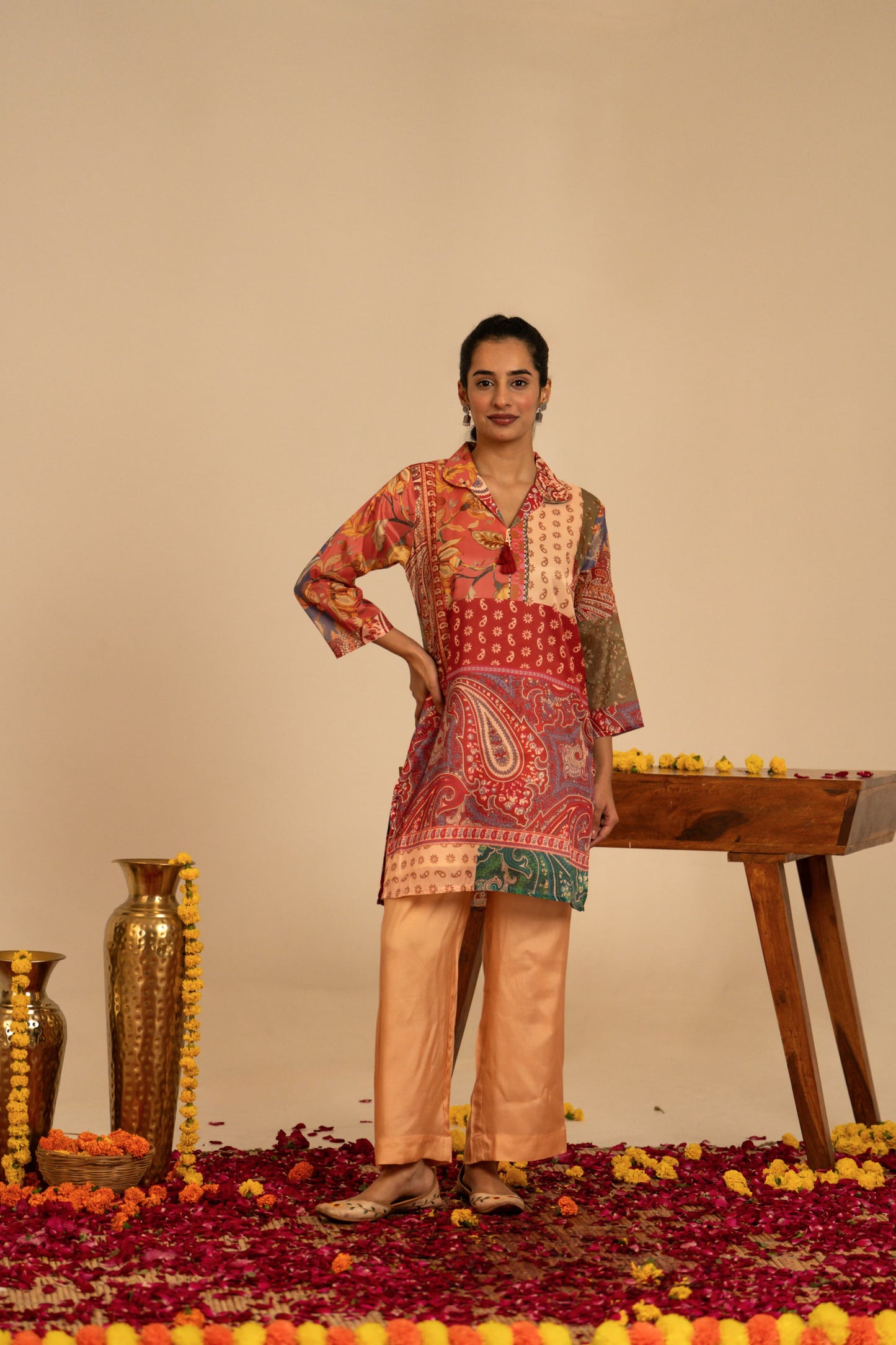 Pure HO silk two piece cordset (A1218)