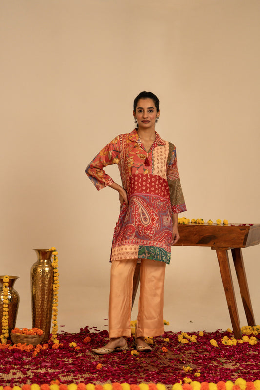 Pure HO silk two piece cordset (A1218)