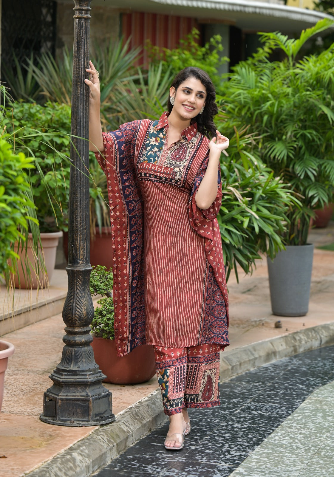 Pure muslin kaftan set (A1367) dispatch on 8th dec