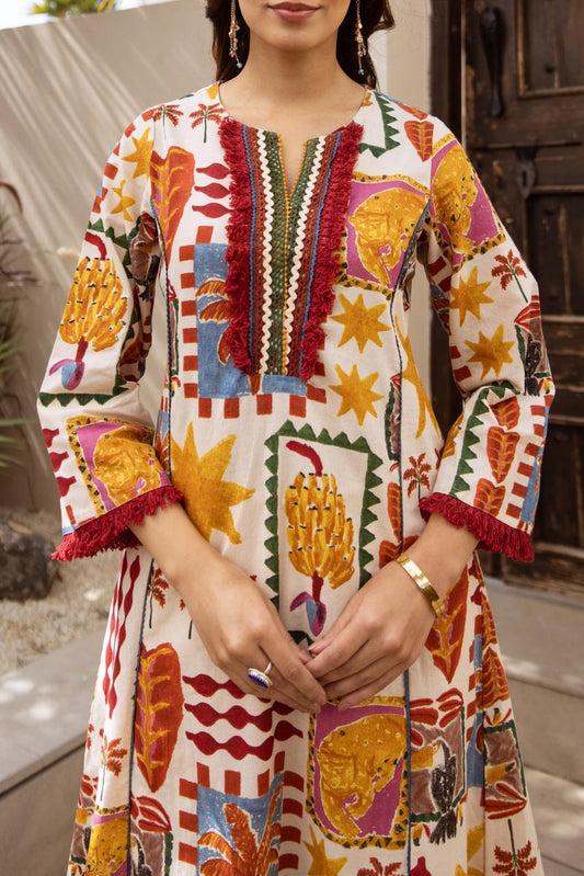 Cotton modal very stylish comfortable two piece cordset (A1978)