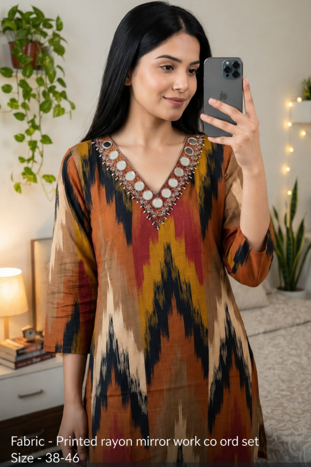 Cotton modal smart two piece cordset (C549)