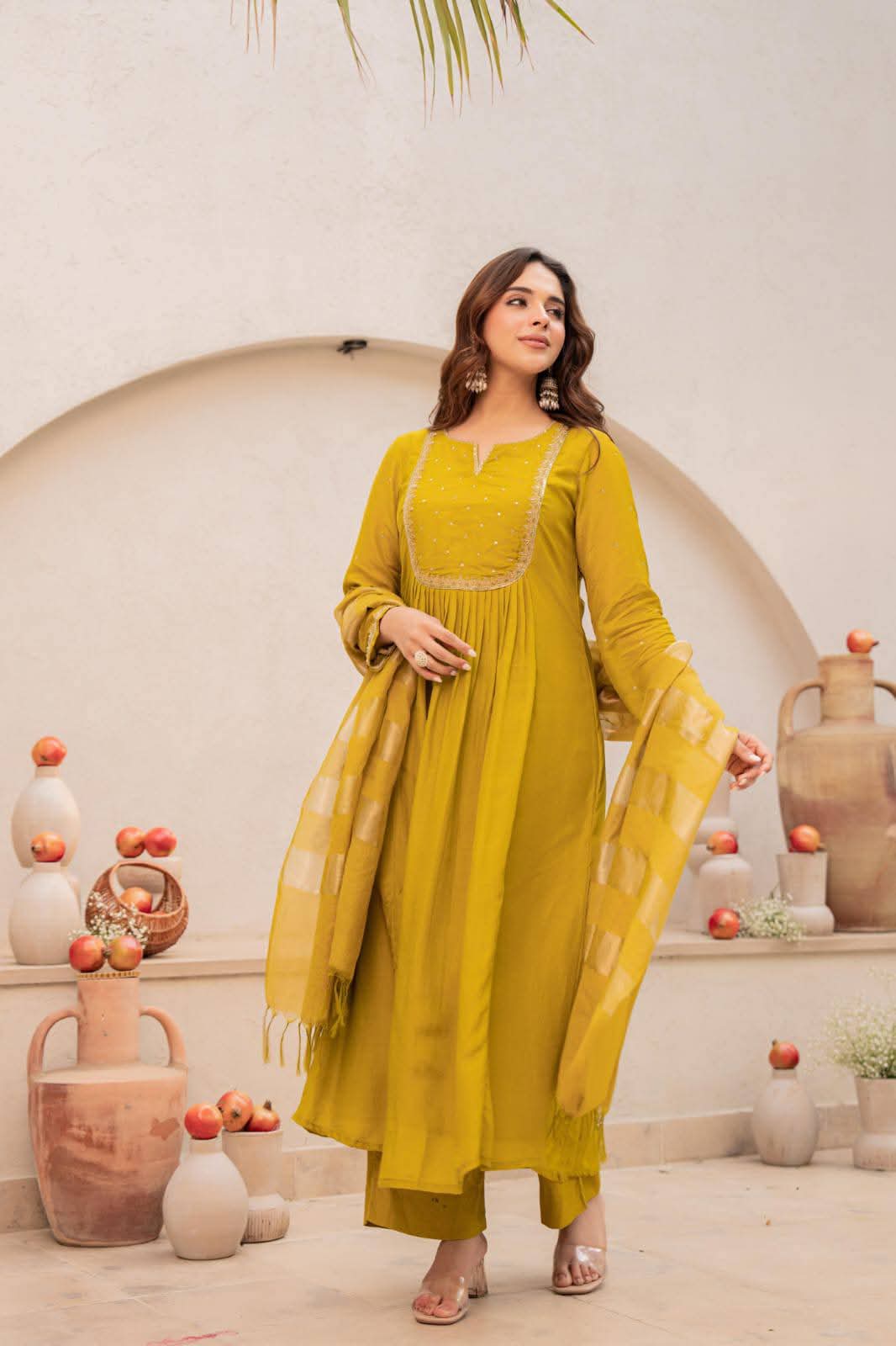 Mulberry silk three piece designer set (A490)