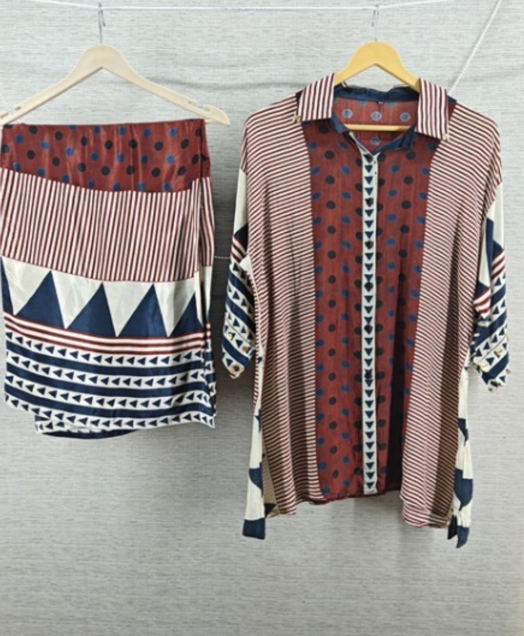 Natural crape smart two piece cordset (C420)