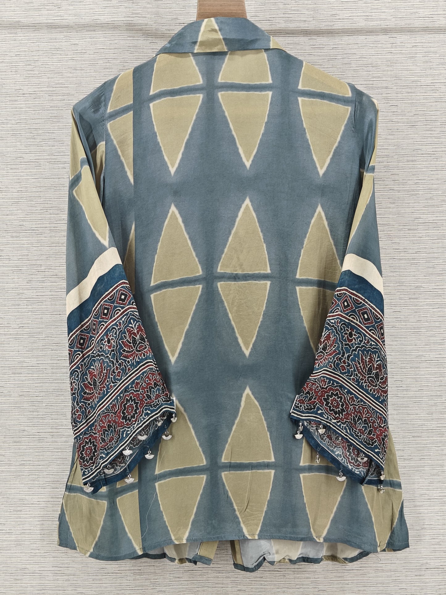 Pure crape smart shirt (C582)
