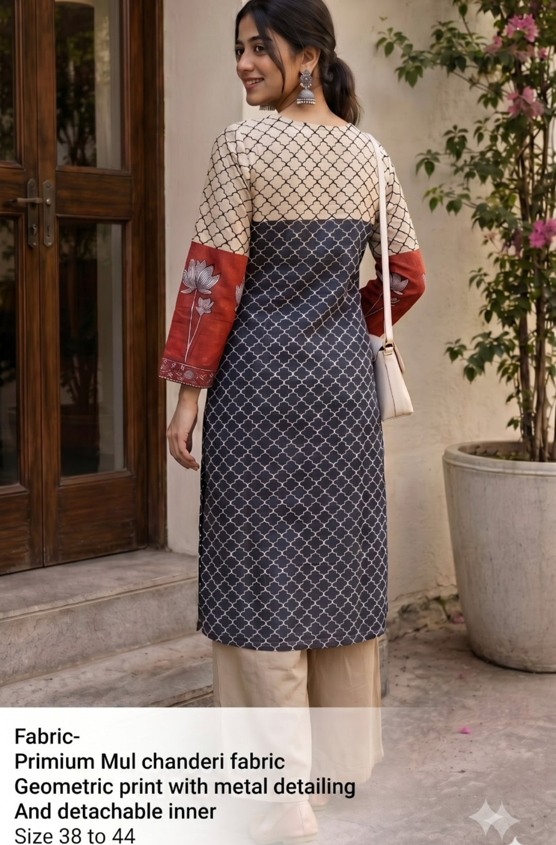 Mul chanderi smart two piece cordset (C557)